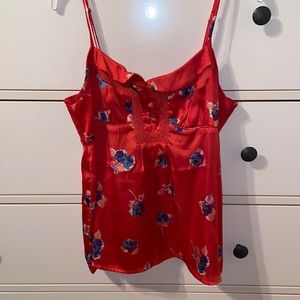 American Eagle Silky Floral Top